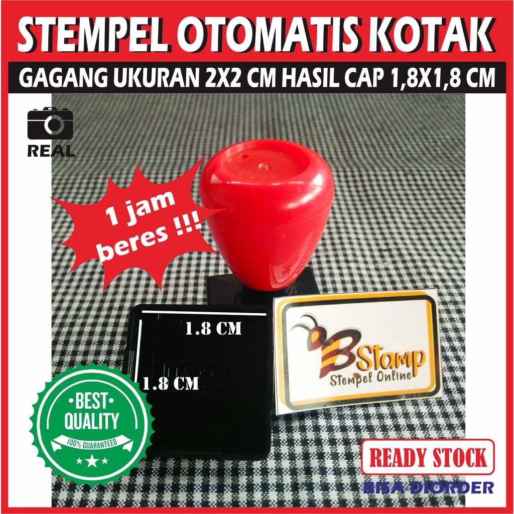 Stempel Persegi Kecil